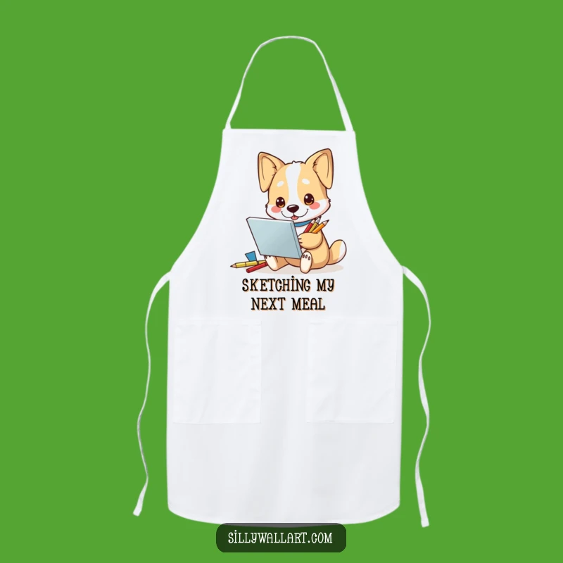 Funny Dog Artist Apron: Protect Your Clothes While Unleashing Creativity, Hilarious Gift