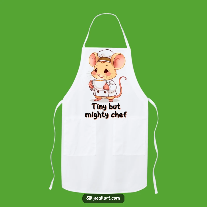 Funny Mouse Chef Apron: Cook with Focus and Tiny Charm
