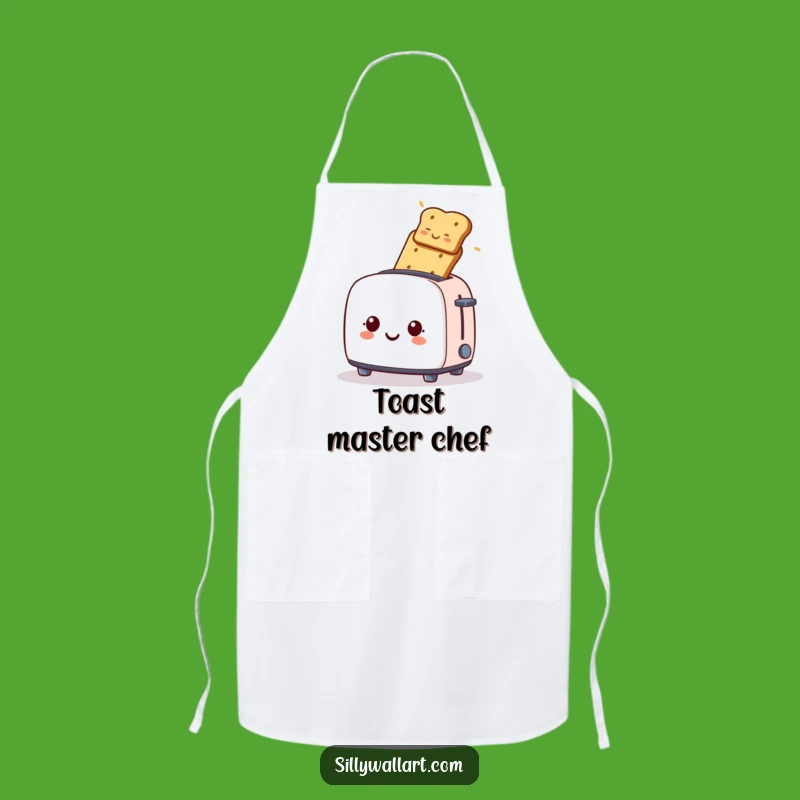 Funny Toaster Toast Launch Apron: Hilarious Kitchen Wear for Breakfast Lovers