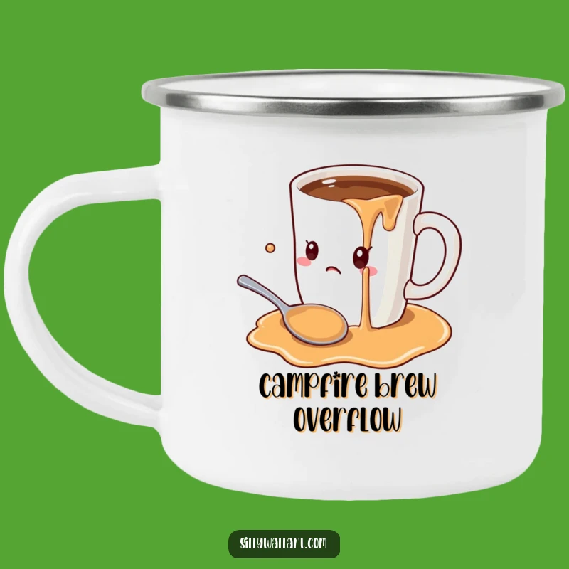 Funny Coffee Mug Overload Camping Mug: Oversized Outdoors, Coffee Gift