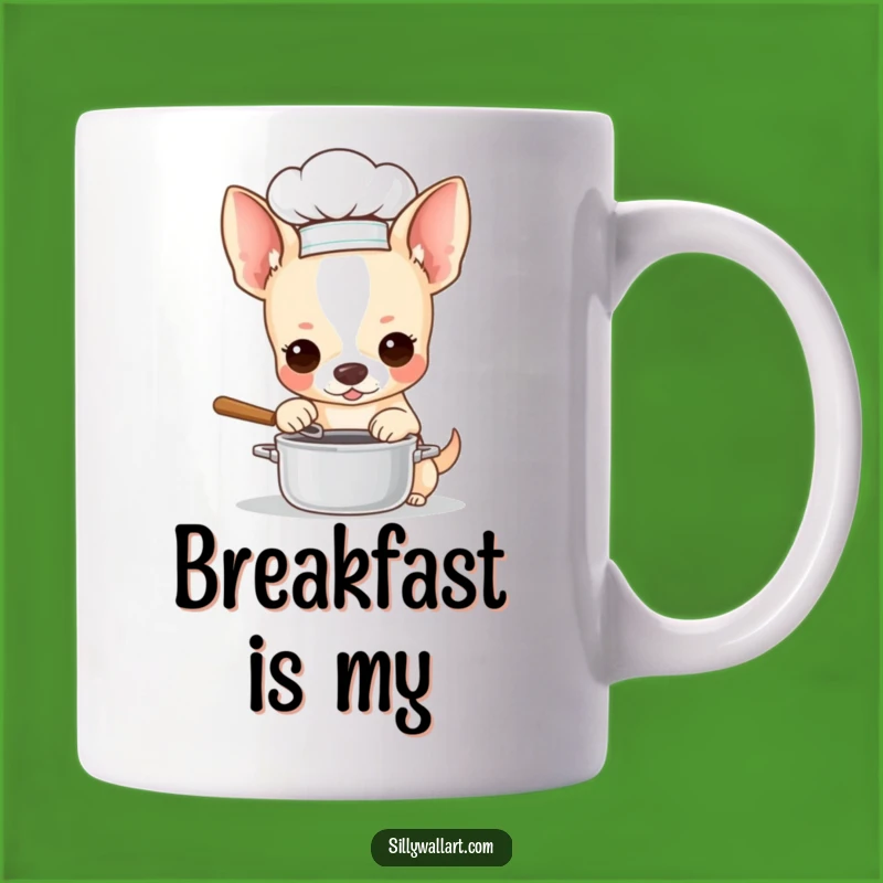 Funny Chihuahua Chef Mug: Miniature Culinary Masterpiece Gift