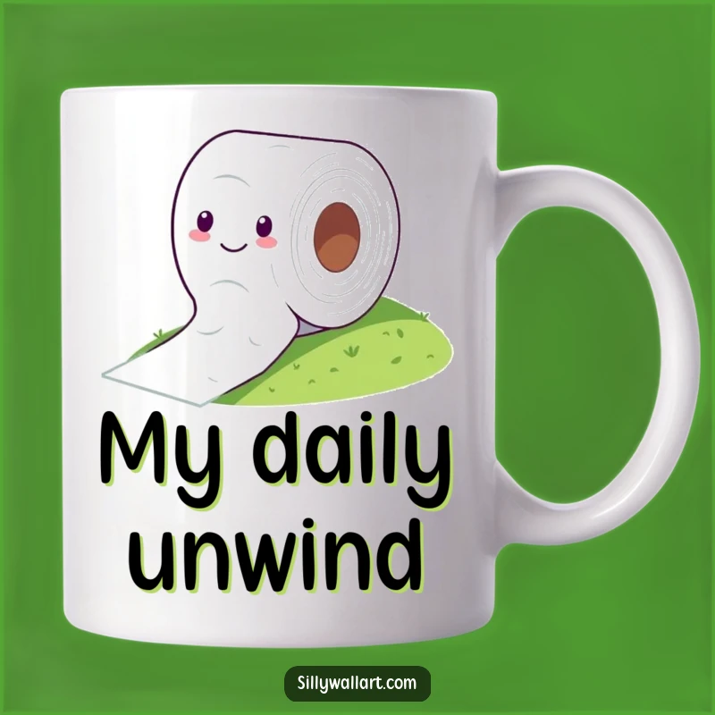 Funny Toilet Paper Roll Mug: Hilarious Descent into Morning Laughter
