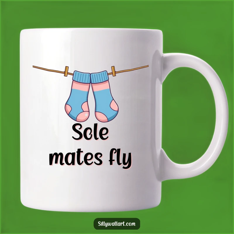 Funny Tangled Socks Mug: Hilarious Laundry Day Chaos Gift for Sock Lovers