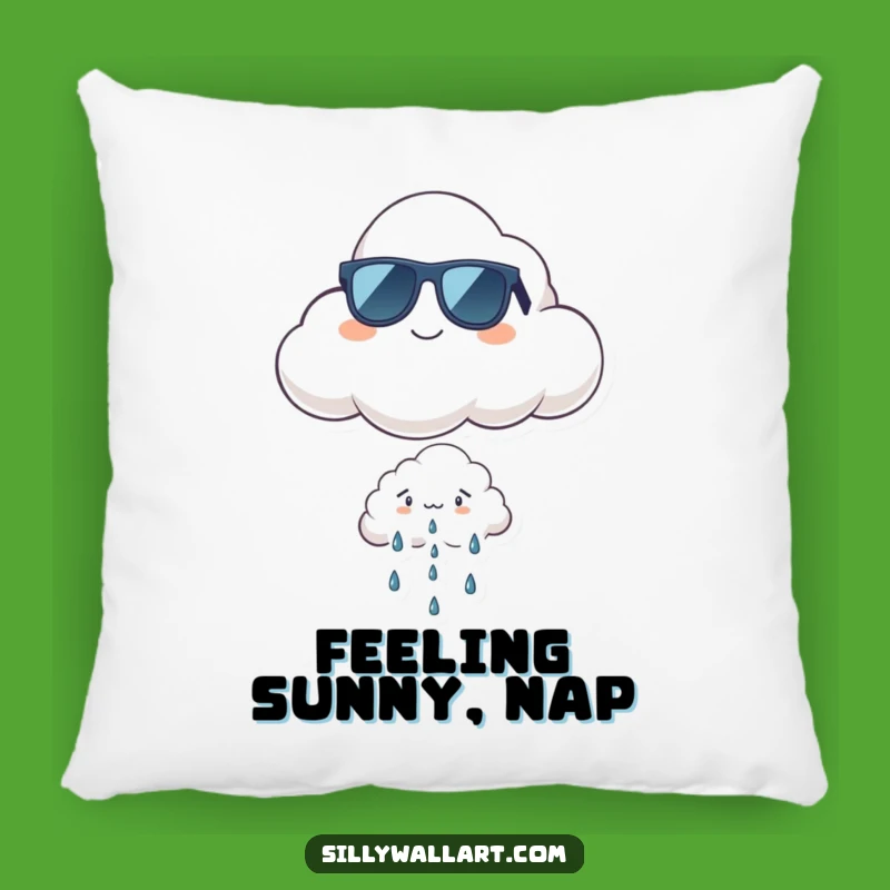Funny Cool Cloud Pillow: Sunglasses Cloud Cushion, Cozy & Cute Funny Gift
