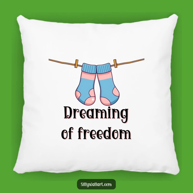 Funny Tangled Socks Pillow: Hilarious Decor for Cozy Spaces