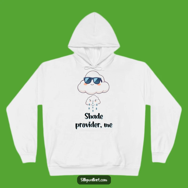 Funny Cool Cloud Hoodie: Sunglasses Cloud Sweatshirt, Cozy Weather Funny Gift