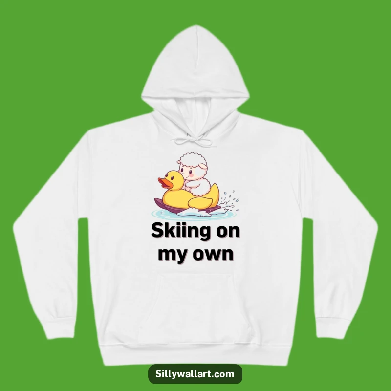 Funny Sheep Waterski Hoodie: Cozy & Hilarious Farm Animal Gift