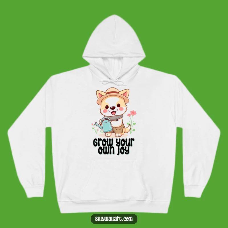 Cozy Funny Gardener Dog Hoodie: Cheerful Canine Comfort, Hilarious Gift