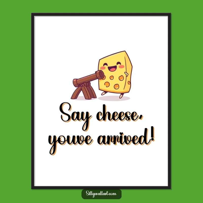 Free Printable Cheese Catapult Art: Launching Fun Downloadable Decor