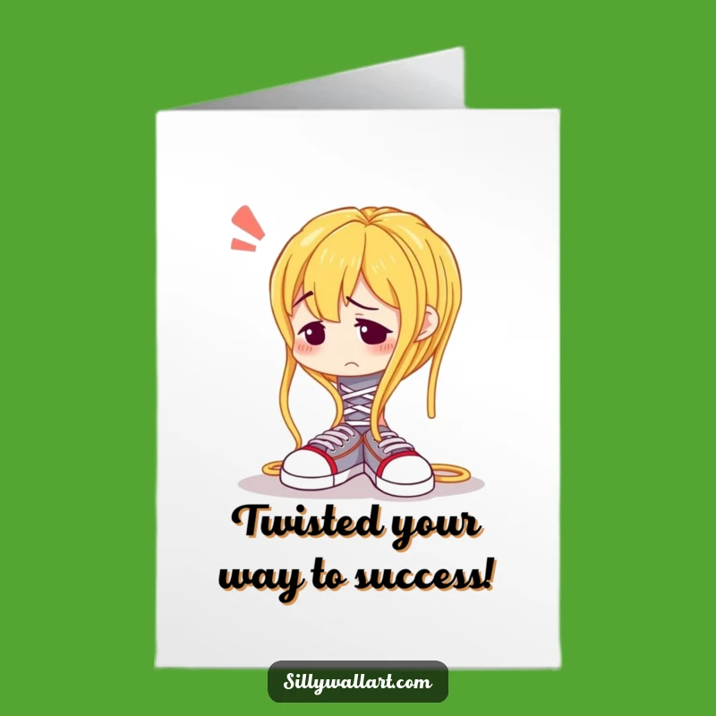 Free Printable Spaghetti Congrats Card: Noodle Fumble Funny Downloadable Gift for Any Achievement