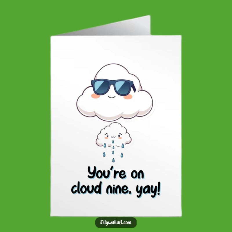 Free Printable Congrats Card: Cool Cloud for a Funny DIY Gift