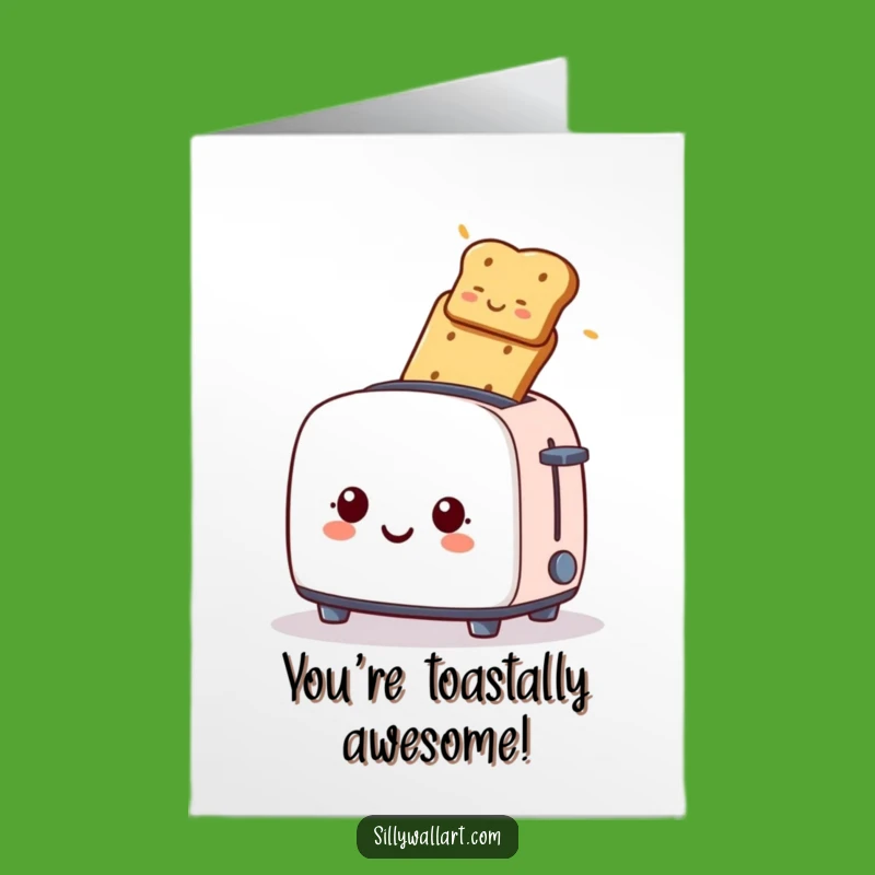 Free Printable Congrats Card: Toaster Toast Launch - Uplifting Downloadable Achievement Gift