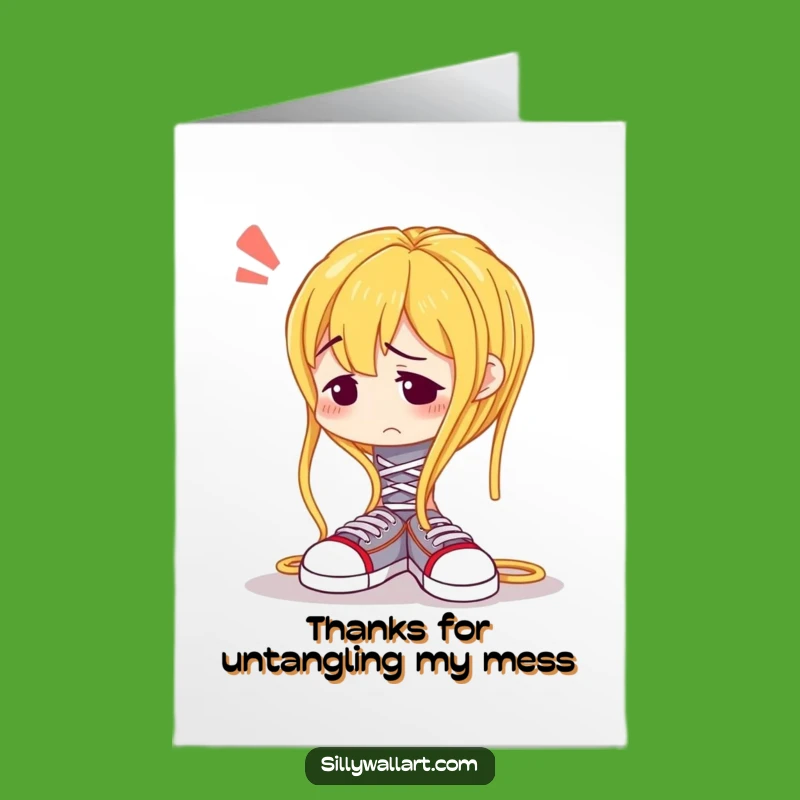 Free Printable Spaghetti Thank You Card: Noodle Confusion Funny Downloadable Gift for Everyone