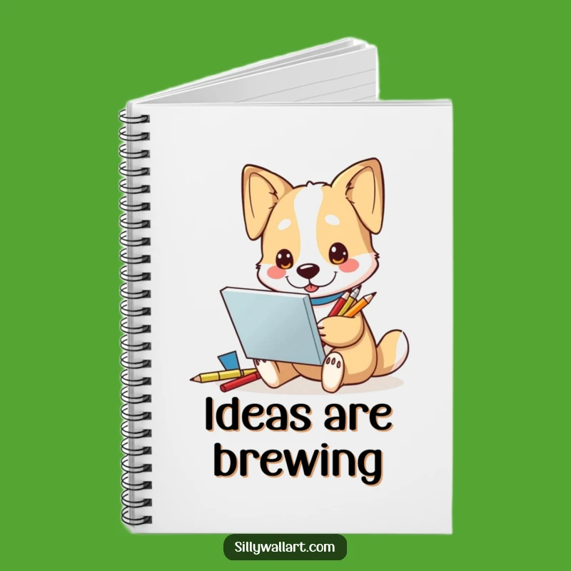 Funny Dog Artist Notebook: Sketch Your Ideas with This Inspired Pup, Perfect Gift
