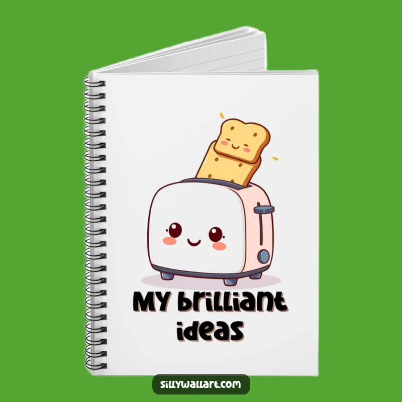 Funny Toaster Toast Launch Notebook: Hilarious Journal for Breakfast Ideas