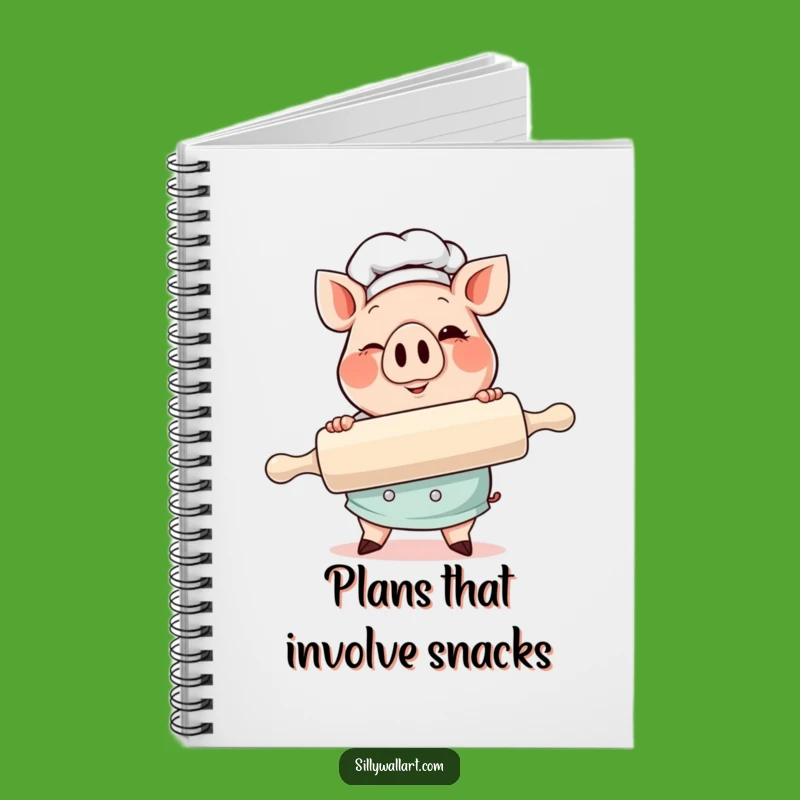 Funny Pig Chef Notebook: Winking Ideas, Perfect Chef Gift!
