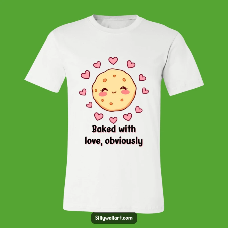 Funny Blushing Cookie Hearts Tee - Hilarious Love Shirt Gift for Sweethearts