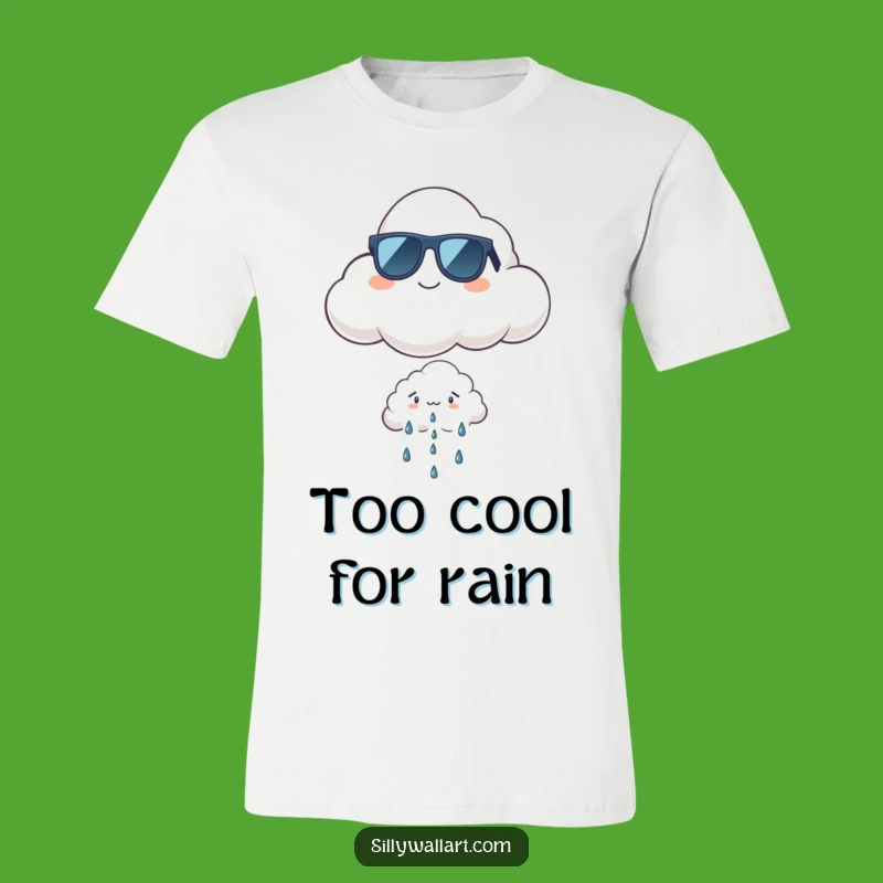 Funny Cool Cloud T-Shirt: Sunglasses Cloud Tee, Perfect Sunny Day Funny Gift