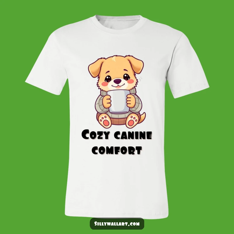 Funny Cozy Dog Sweater T-Shirt - Warm Canine Comfort Apparel Gift