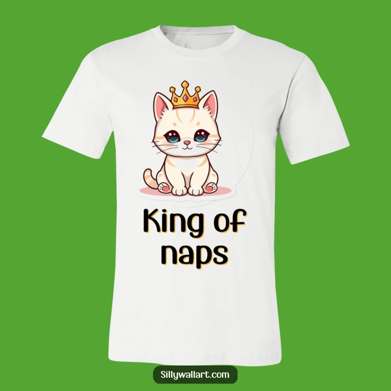 Funny Royal Cat T-Shirt: Majestic Feline Apparel, Hilarious Pet Owner Gift