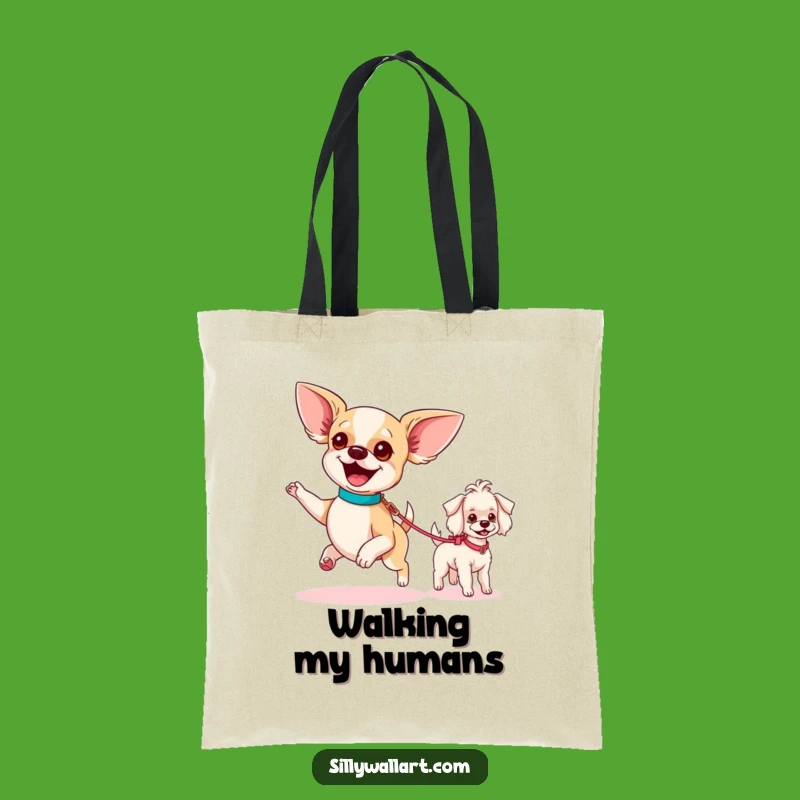Funny Dog Parade Tote: Carry Your Essentials with Pup-tastic Style